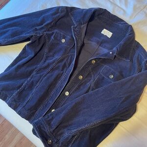 Christopher & Banks Dark Blue Shirt Jacket